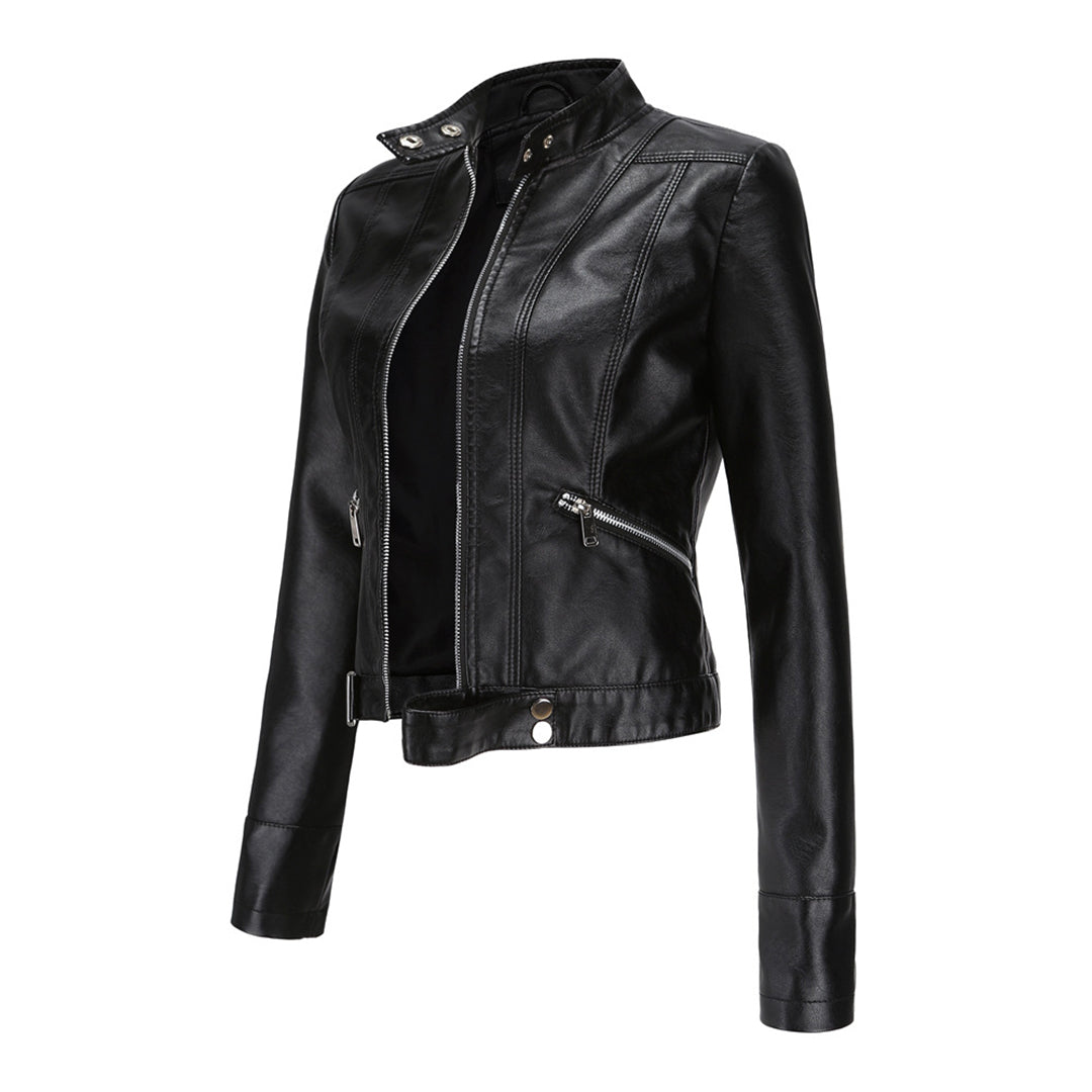 OXANA - Veste en cuir courte pour femmes, collection printemps/été