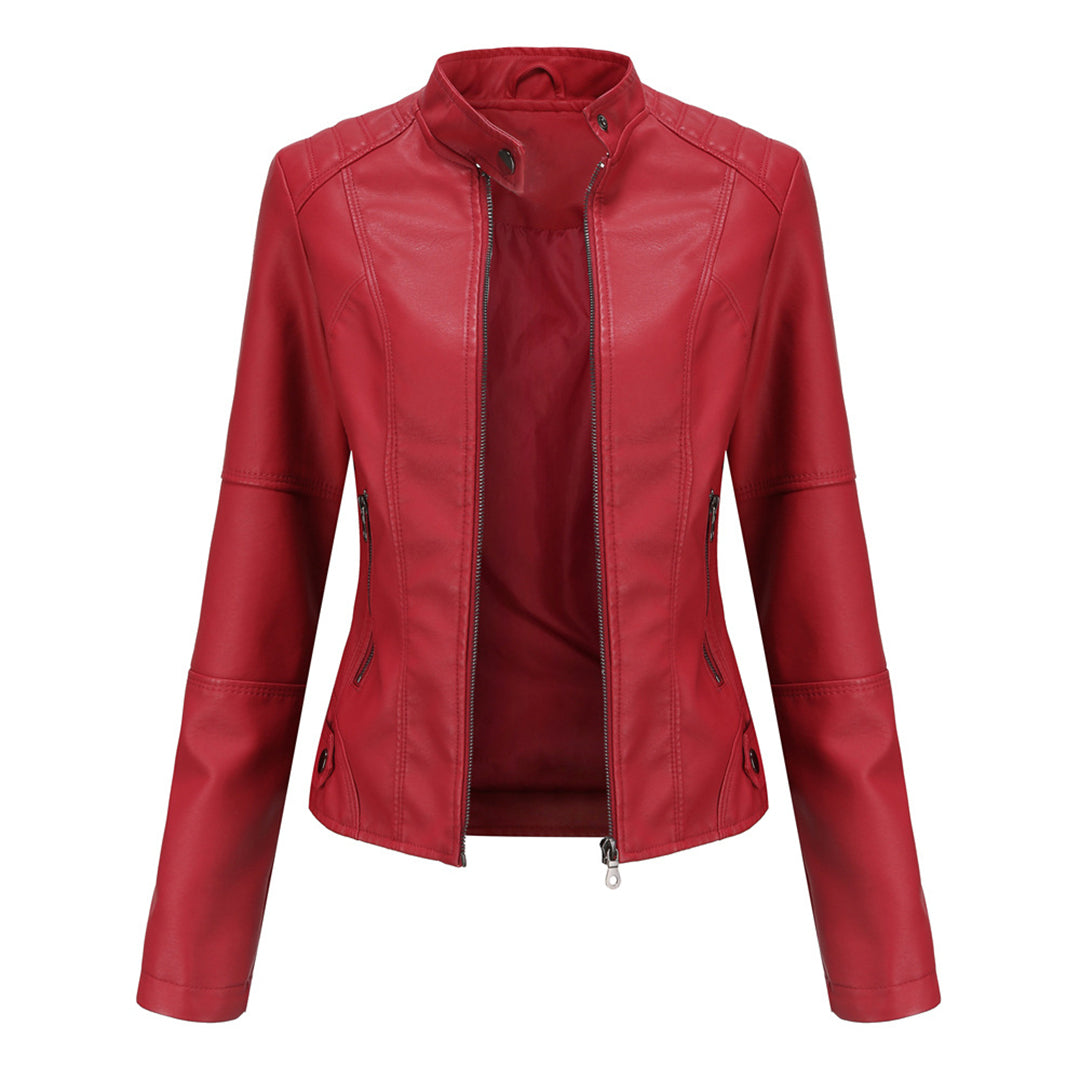 Milena - Élégante Veste d'Été en Cuir