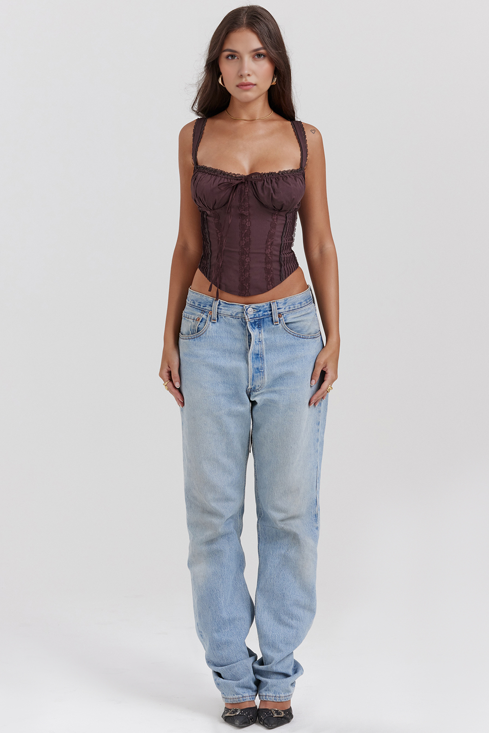 Corset gainant Bela - Marron