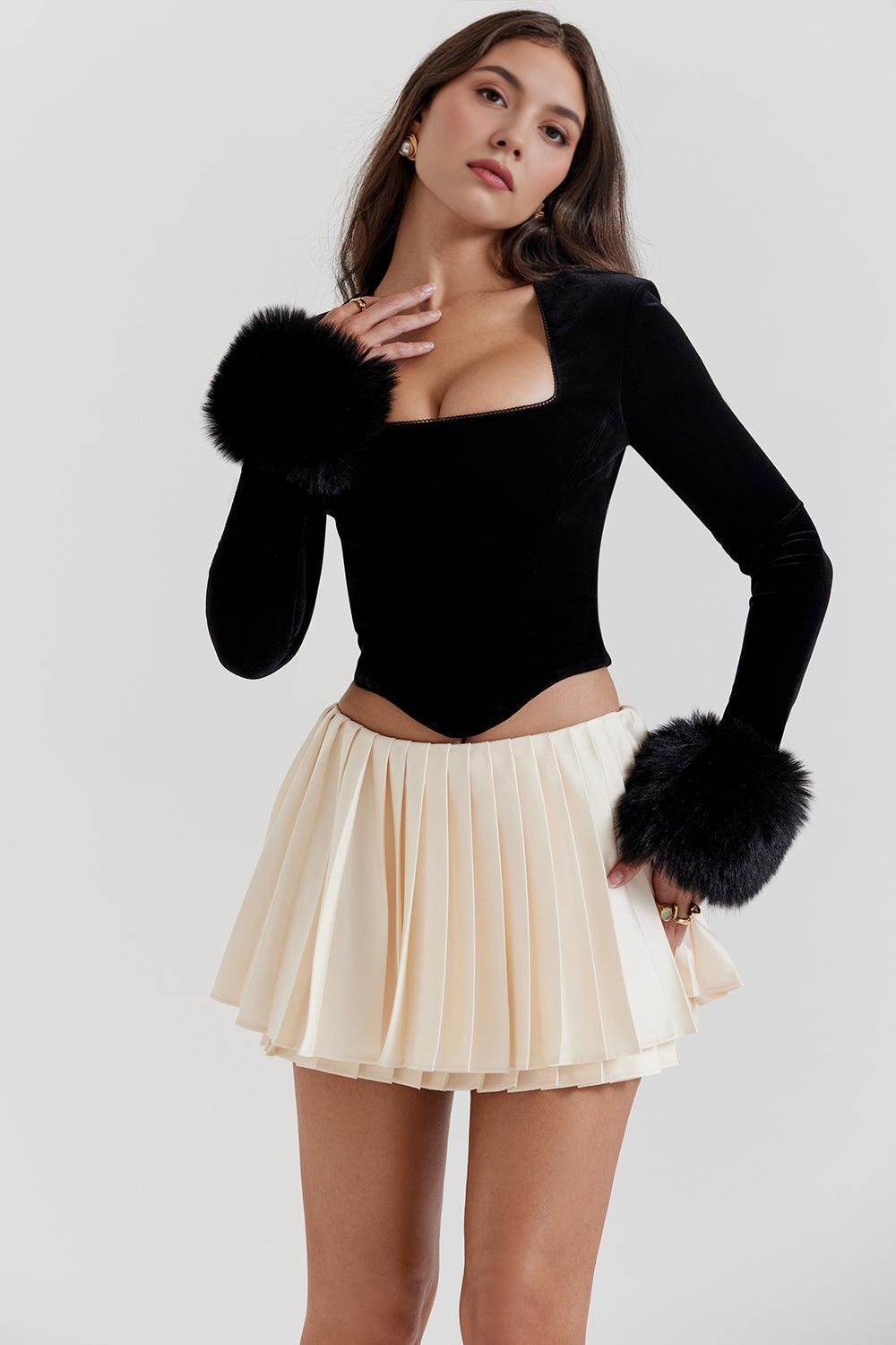 Corset Malu en velours