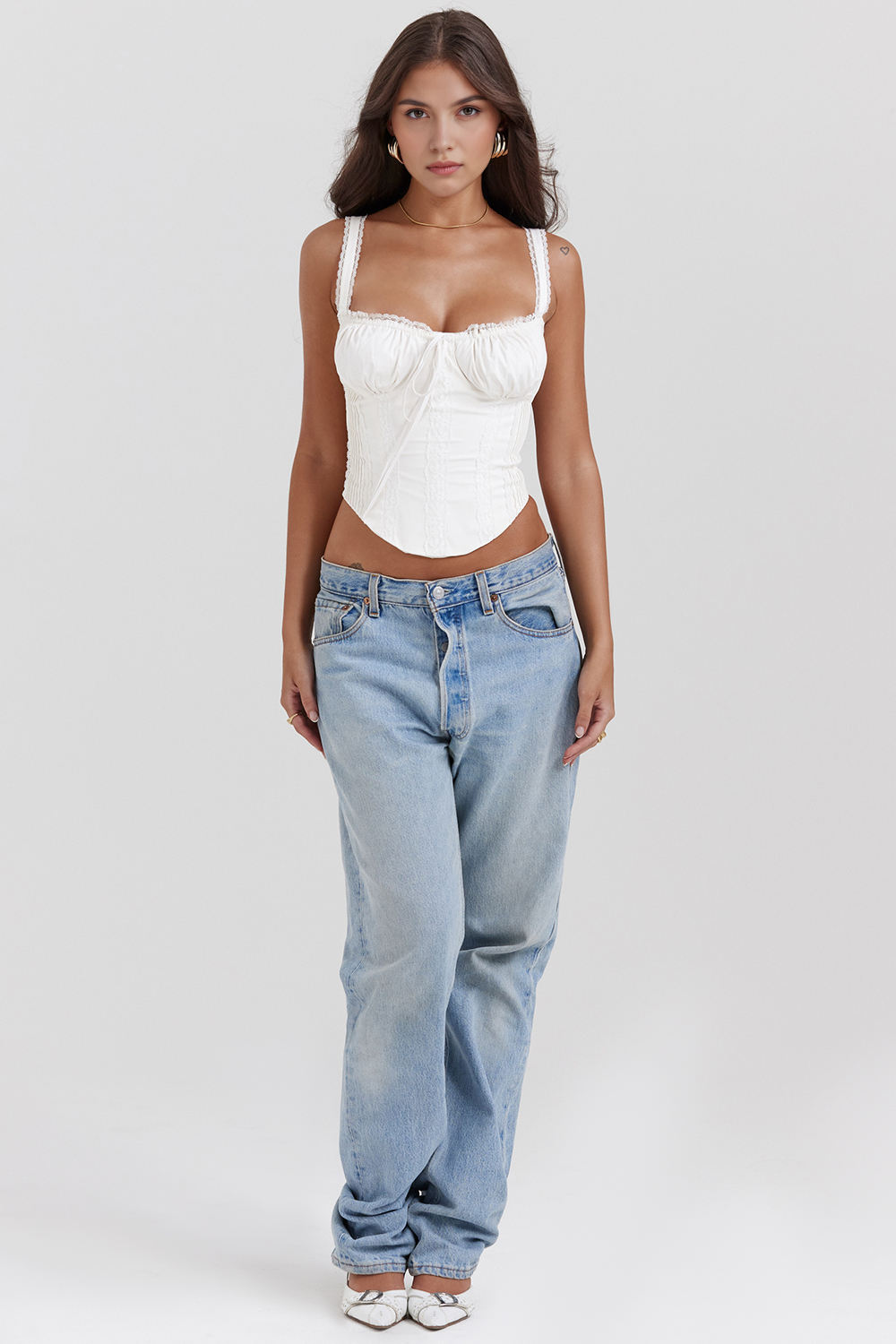 Corset gainant Bela - Blanc