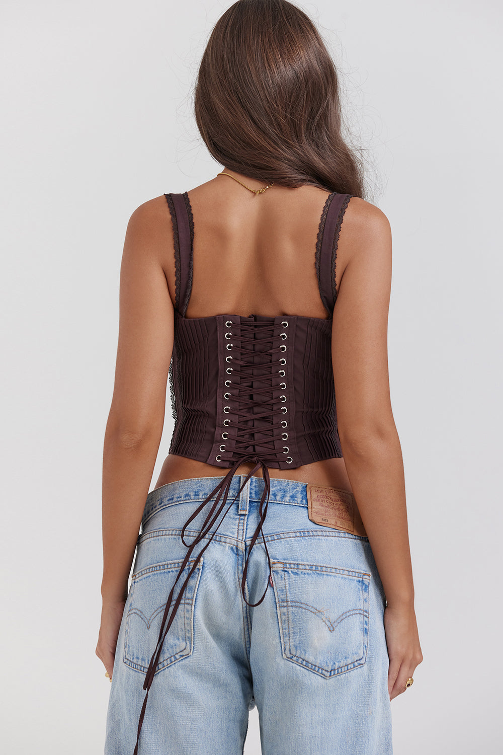 Corset gainant Bela - Marron